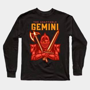 Gemini Zodiac Sign The Adaptable Long Sleeve T-Shirt
